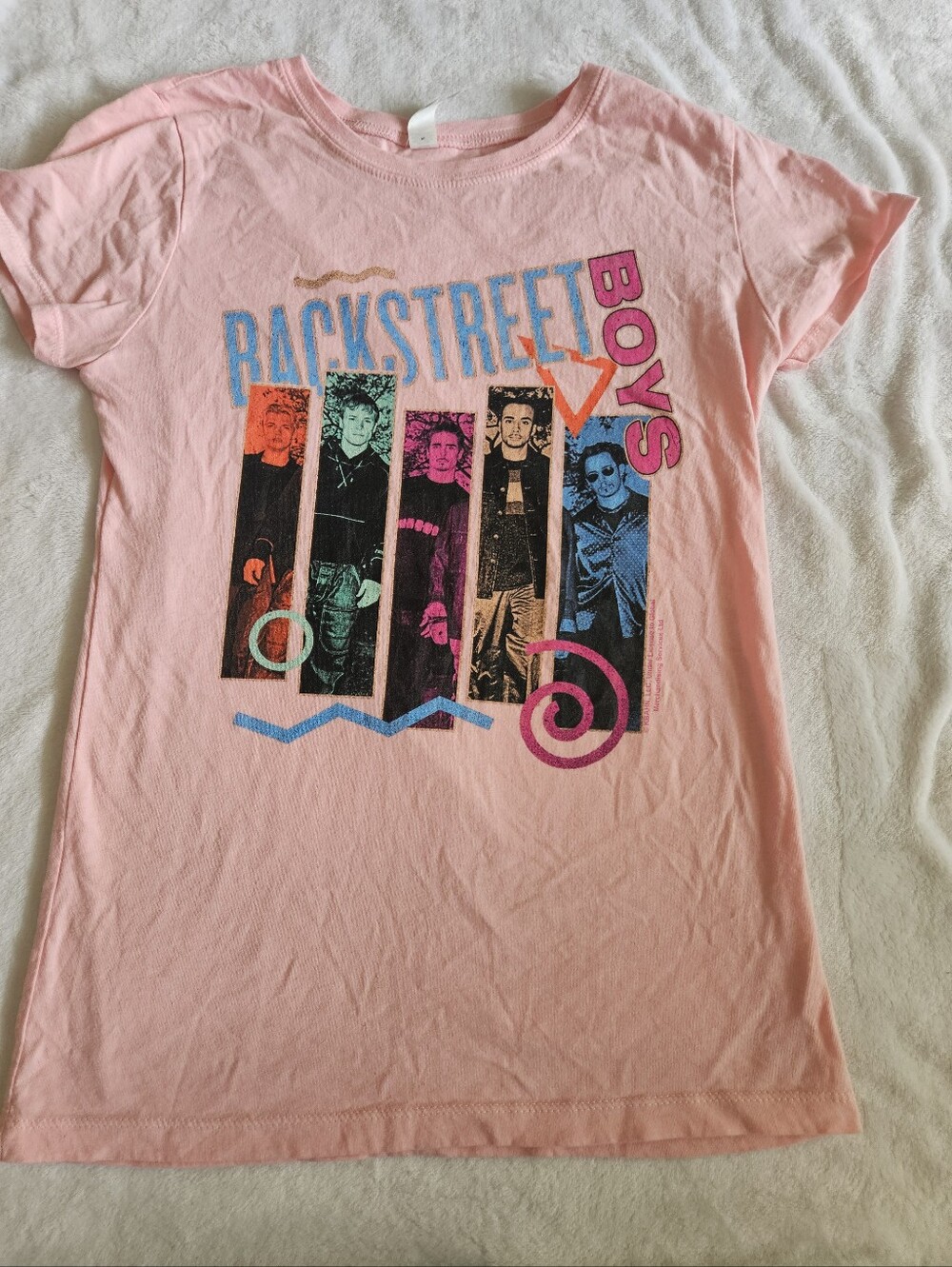 Backstreet Boys | Graphic Tee | Girls | XL | 14-16 | Pink | Pop Culture | Y2K